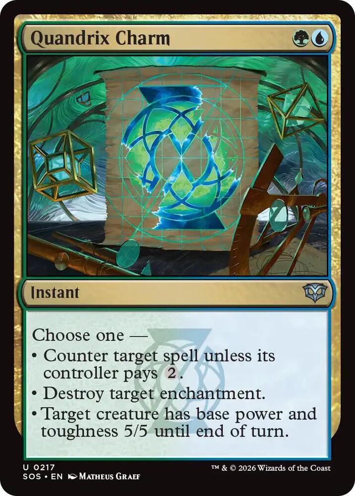 Quandrix Charm 217 (Secrets of Strixhaven)  | Good Games Modbury