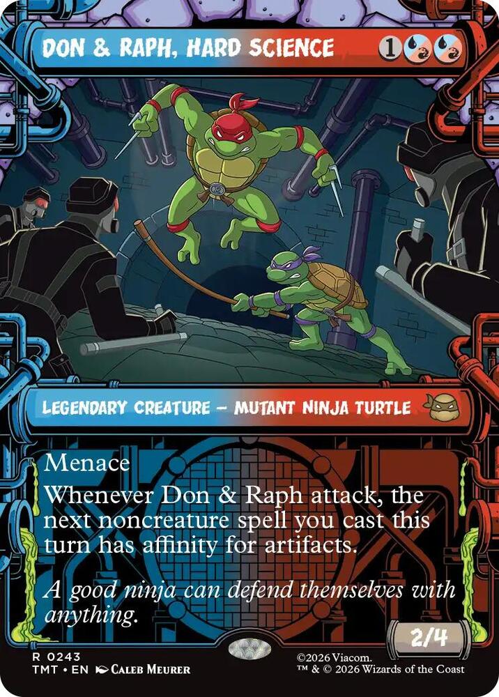 Don and Raph Hard Science Showcase (Dupe) 243 (Teenage Mutant Ninja Turtles)  | Good Games Modbury