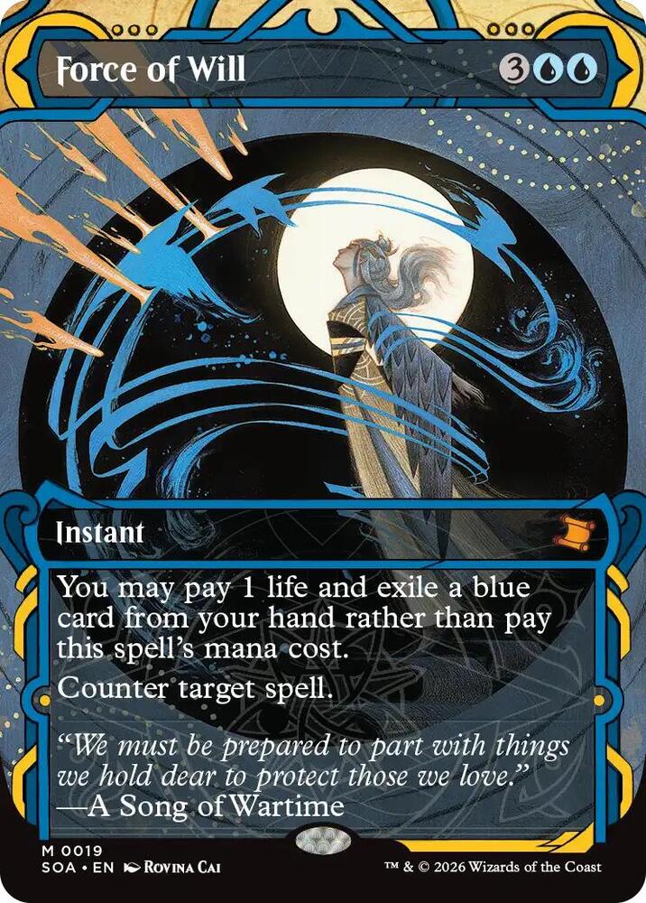 Force of Will 19 (Secrets of Strixhaven: Mystical Archive)  - Foil | Good Games Modbury