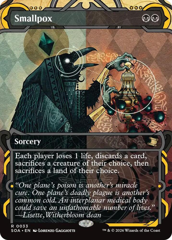 Smallpox 33 (Secrets of Strixhaven: Mystical Archive)  - Foil | Good Games Modbury
