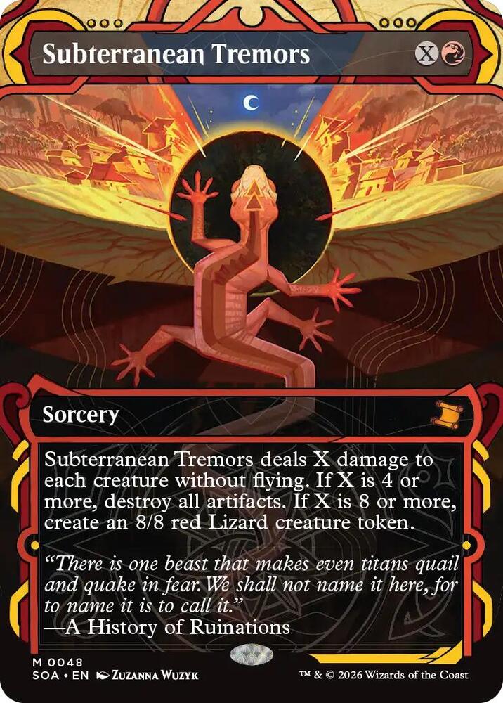 Subterranean Tremors 48 (Secrets of Strixhaven: Mystical Archive)  - Foil | Good Games Modbury
