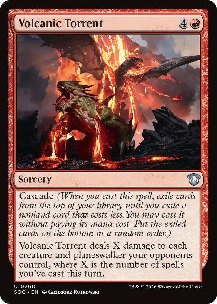 Volcanic Torrent 260 (Commander: Secrets of Strixhaven)  | Good Games Modbury