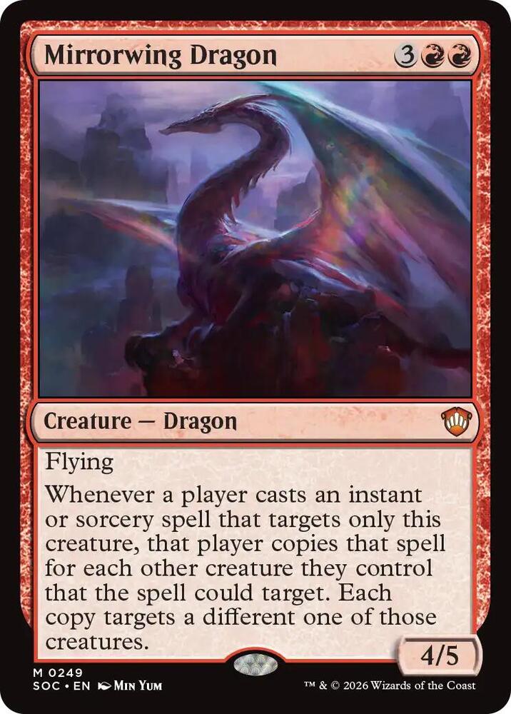 Mirrorwing Dragon 249 (Commander: Secrets of Strixhaven)  | Good Games Modbury