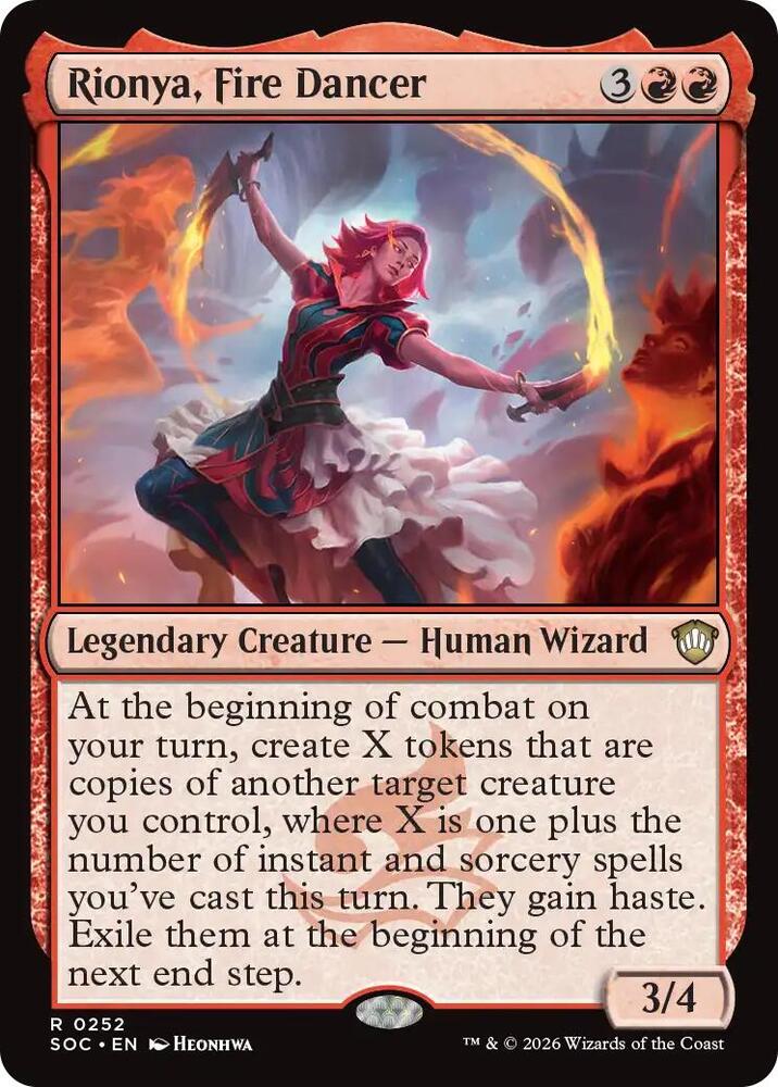 Rionya, Fire Dancer 252 (Commander: Secrets of Strixhaven)  | Good Games Modbury