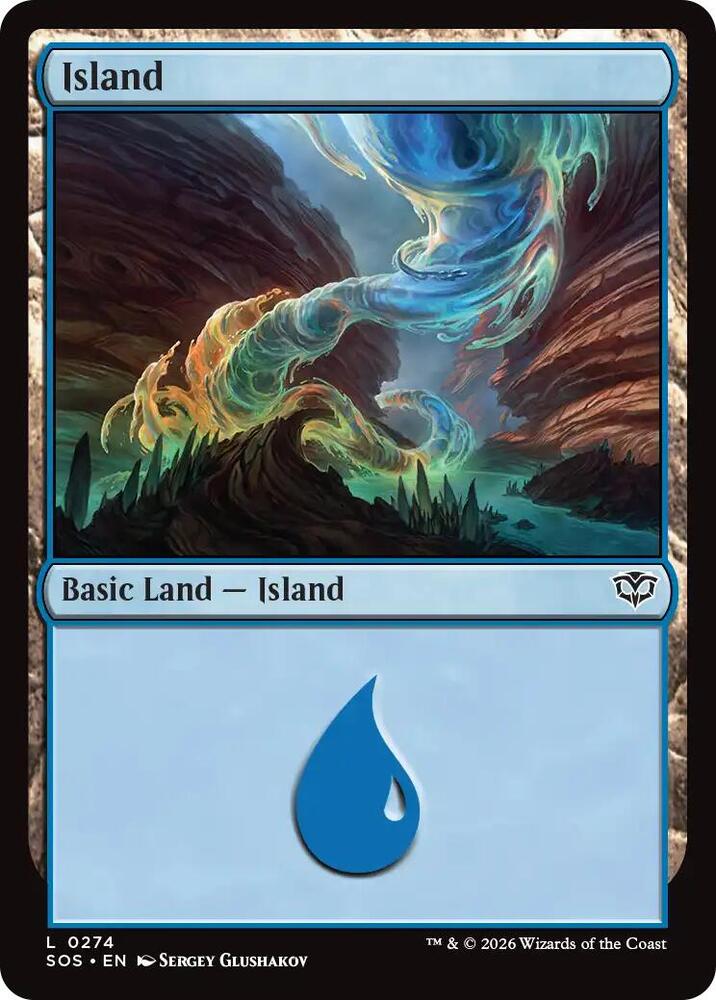 Island 274 (Secrets of Strixhaven)  - Foil | Good Games Modbury