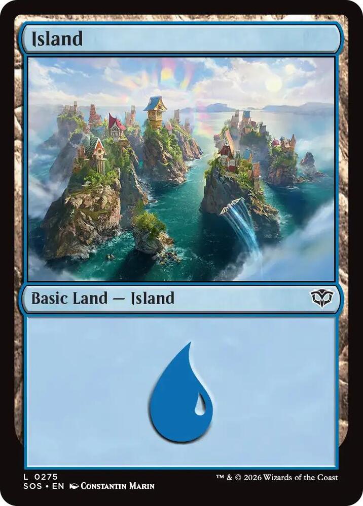 Island 275 (Secrets of Strixhaven)  - Foil | Good Games Modbury
