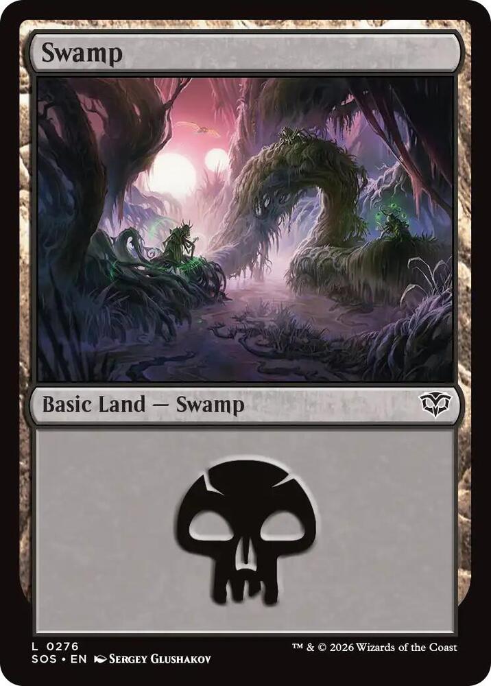 Swamp 276 (Secrets of Strixhaven)  - Foil | Good Games Modbury