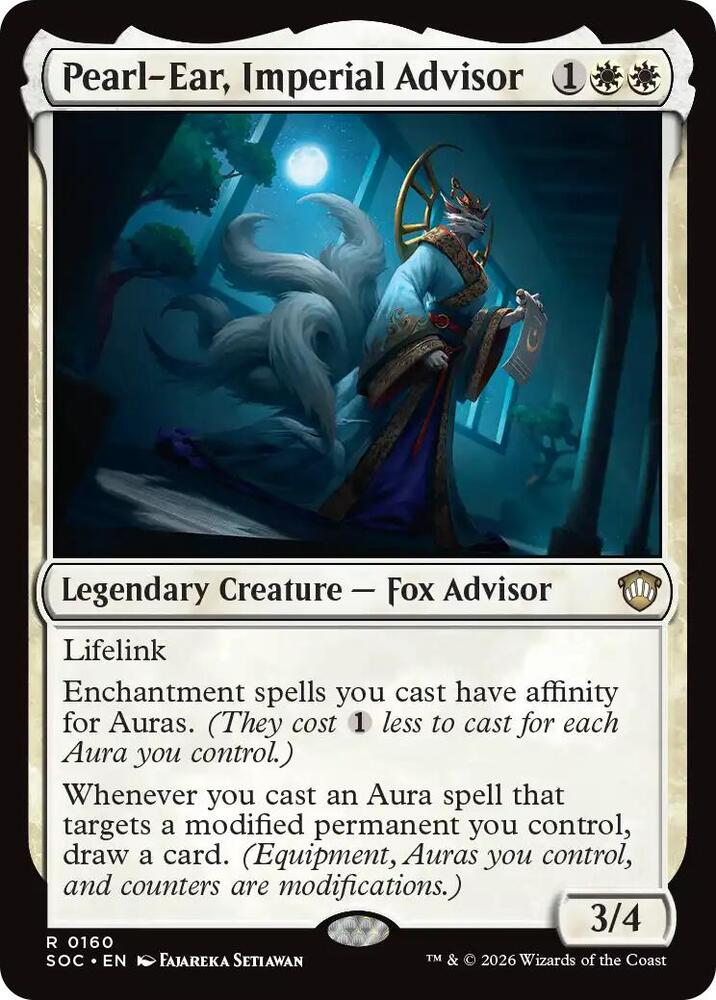 Pearl-Ear, Imperial Advisor 160 (Commander: Secrets of Strixhaven)  | Good Games Modbury