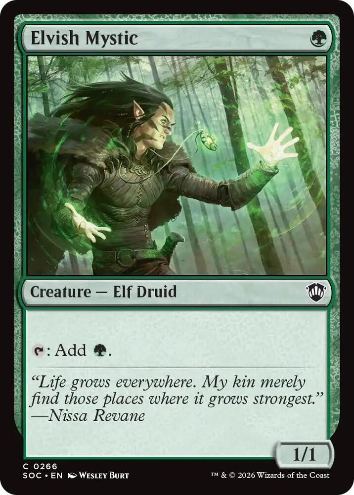 Elvish Mystic 266 (Commander: Secrets of Strixhaven)  | Good Games Modbury