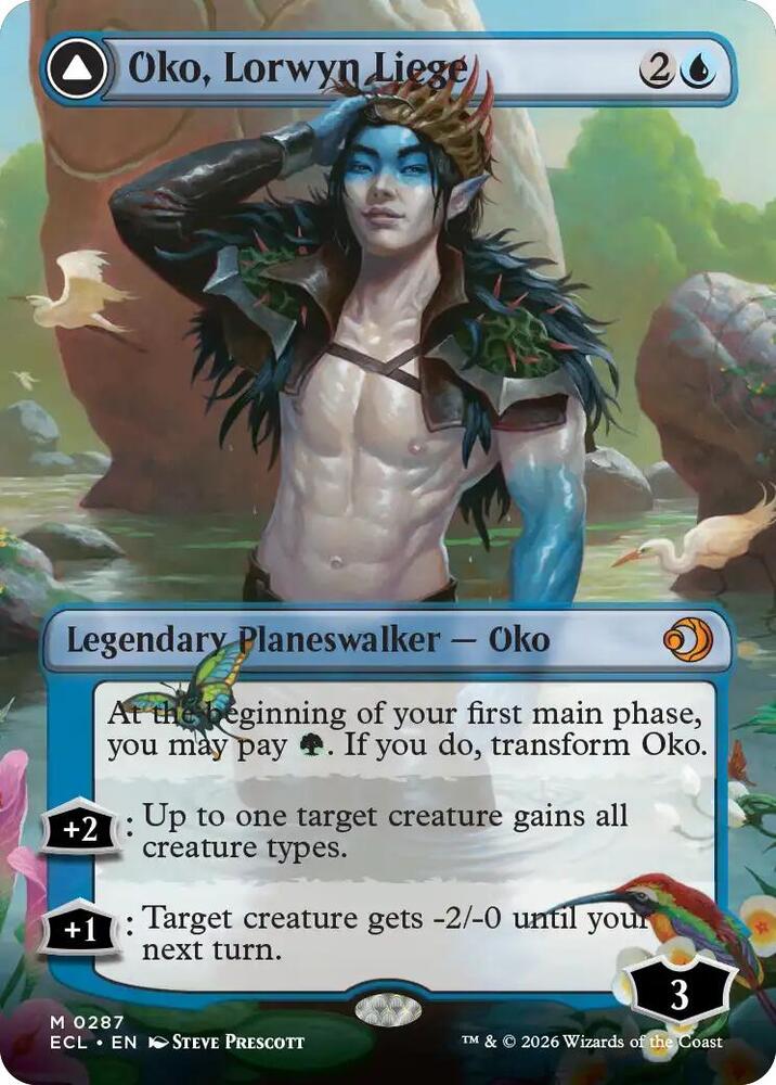 Oko Lorwyn Liege Borderless (Dupe) 287 (Lorwyn Eclipsed)  - Foil | Good Games Modbury