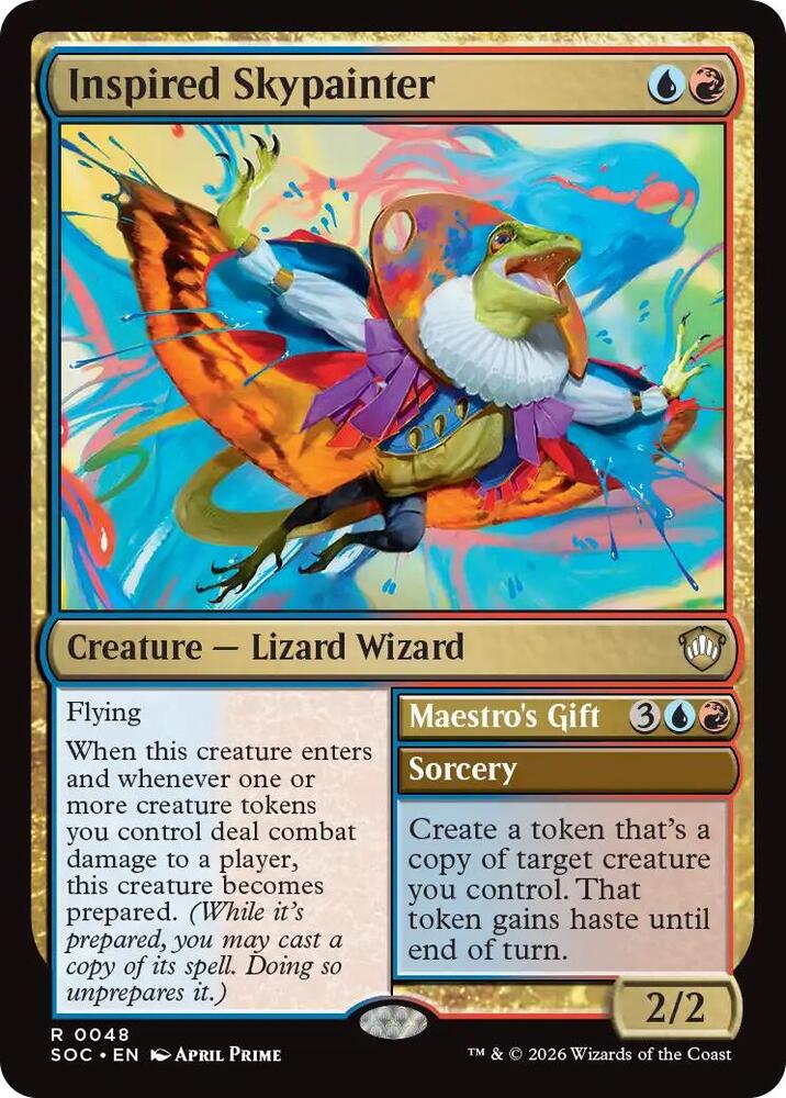 Inspired Skypainter // Maestro's Gift 48 (Commander: Secrets of Strixhaven)  | Good Games Modbury