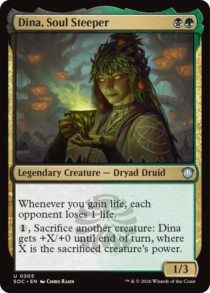 Dina, Soul Steeper 305 (Commander: Secrets of Strixhaven)  | Good Games Modbury