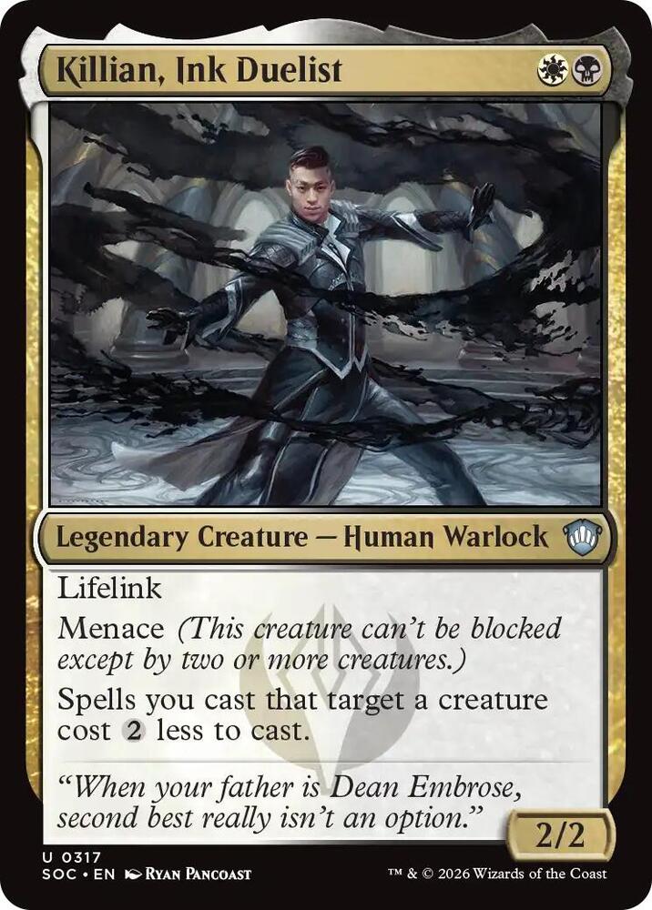 Killian, Ink Duelist 317 (Commander: Secrets of Strixhaven)  | Good Games Modbury