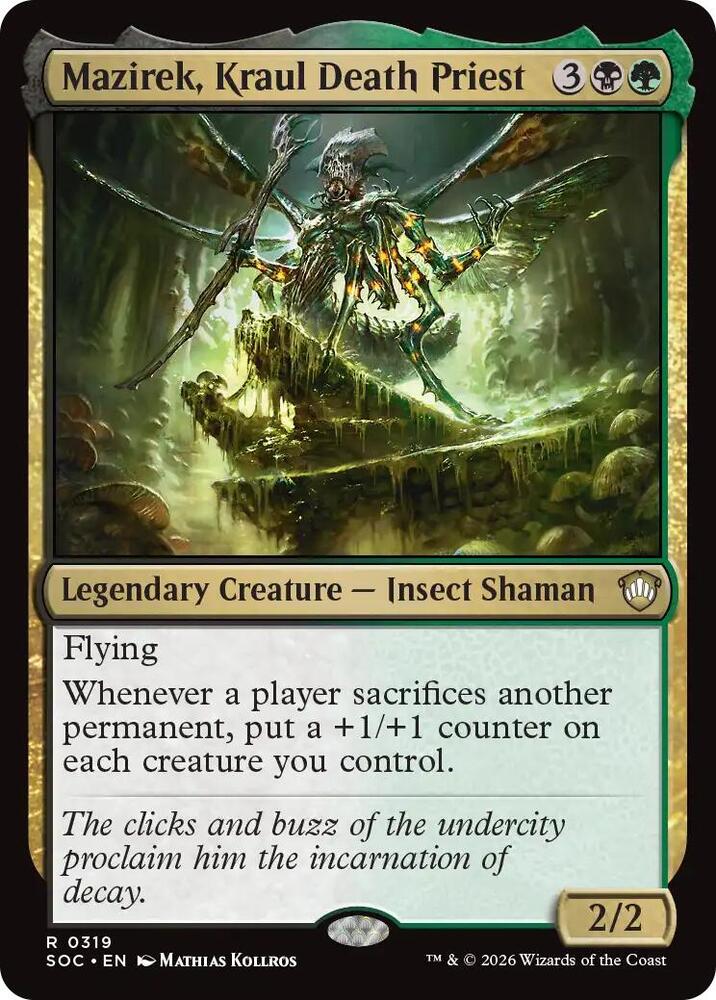 Mazirek, Kraul Death Priest 319 (Commander: Secrets of Strixhaven)  | Good Games Modbury