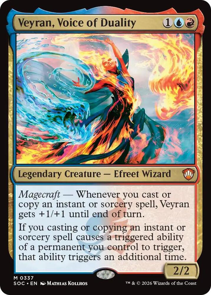 Veyran, Voice of Duality 337 (Commander: Secrets of Strixhaven)  | Good Games Modbury