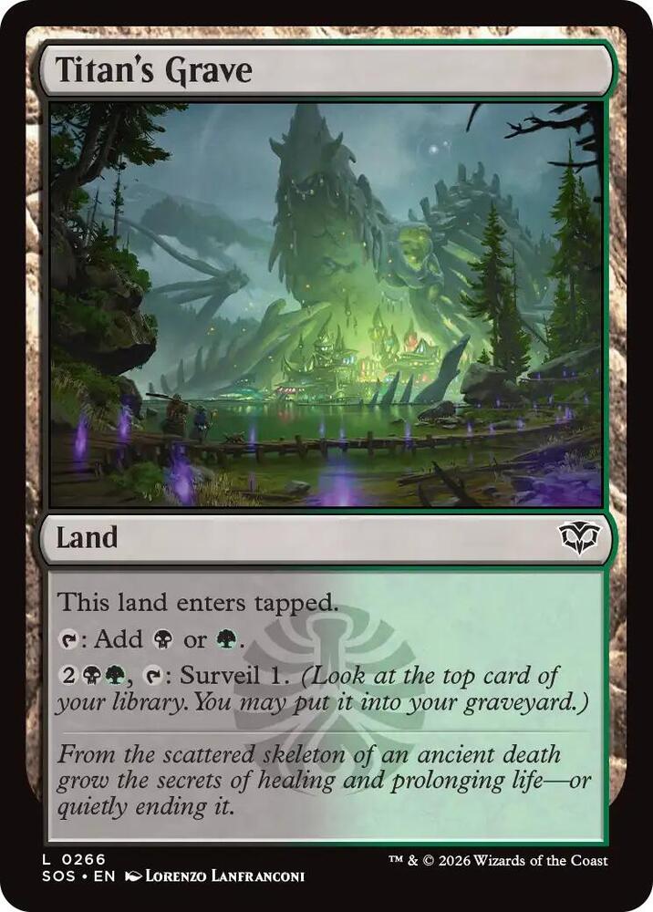 Titan's Grave 266 (Secrets of Strixhaven)  - Foil | Good Games Modbury