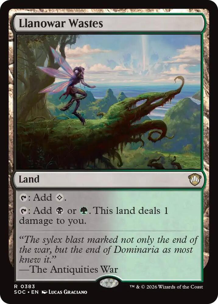 Llanowar Wastes 383 (Commander: Secrets of Strixhaven)  | Good Games Modbury