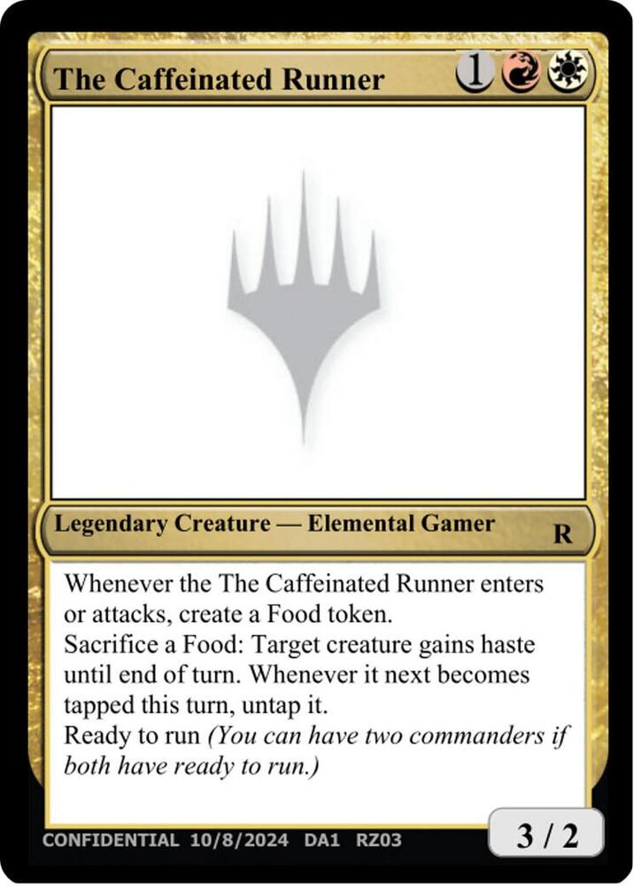 The Caffeinated Runner  (Un-Known Event Playtest Cards)  | Good Games Modbury