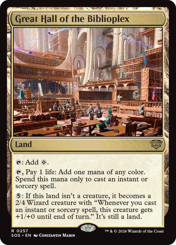 Great Hall of the Biblioplex 257 (Secrets of Strixhaven)  | Good Games Modbury