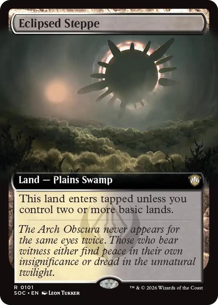 Eclipsed Steppe 101 (Commander: Secrets of Strixhaven)  - Extended Art | Good Games Modbury