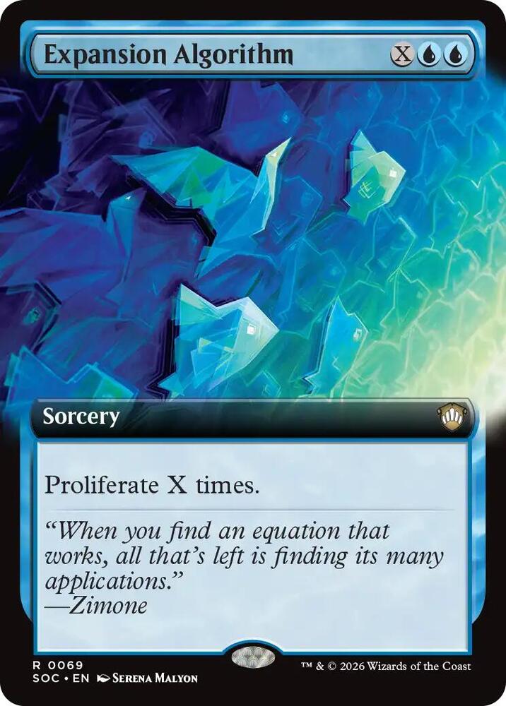 Expansion Algorithm 69 (Commander: Secrets of Strixhaven)  - Extended Art | Good Games Modbury