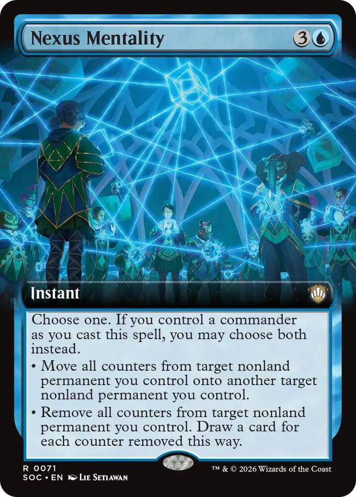 Nexus Mentality 71 (Commander: Secrets of Strixhaven)  - Extended Art | Good Games Modbury