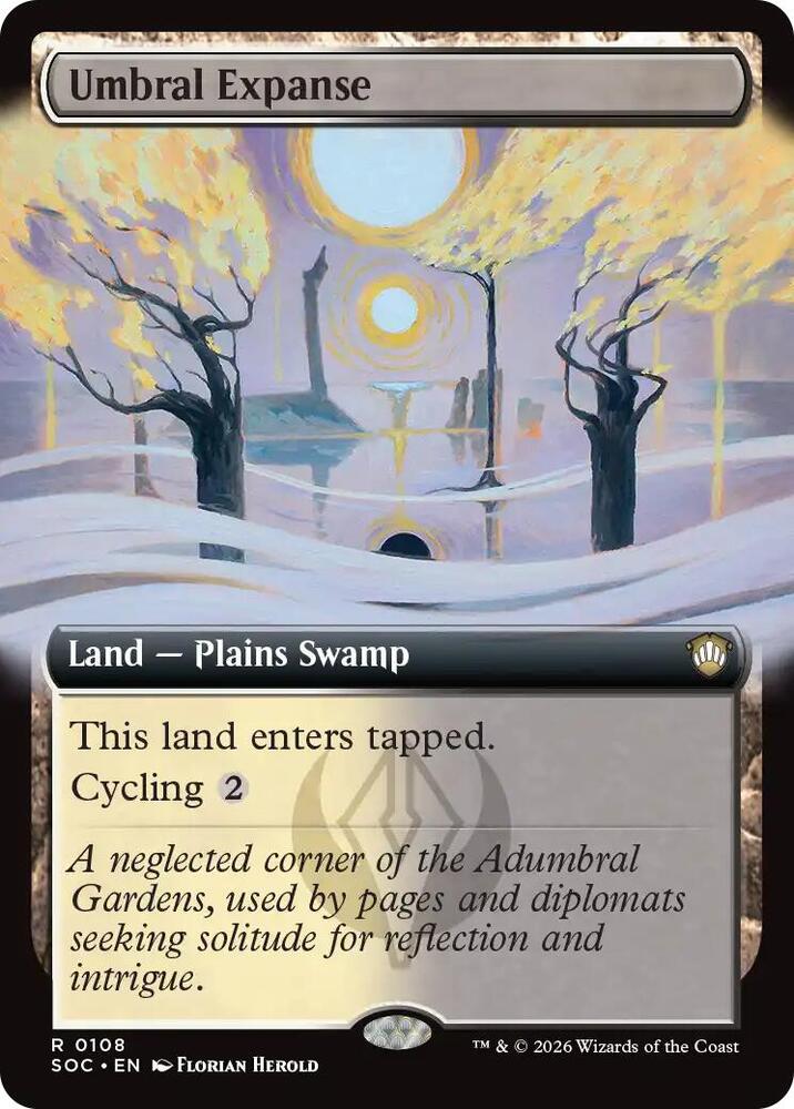 Umbral Expanse 108 (Commander: Secrets of Strixhaven)  - Extended Art | Good Games Modbury