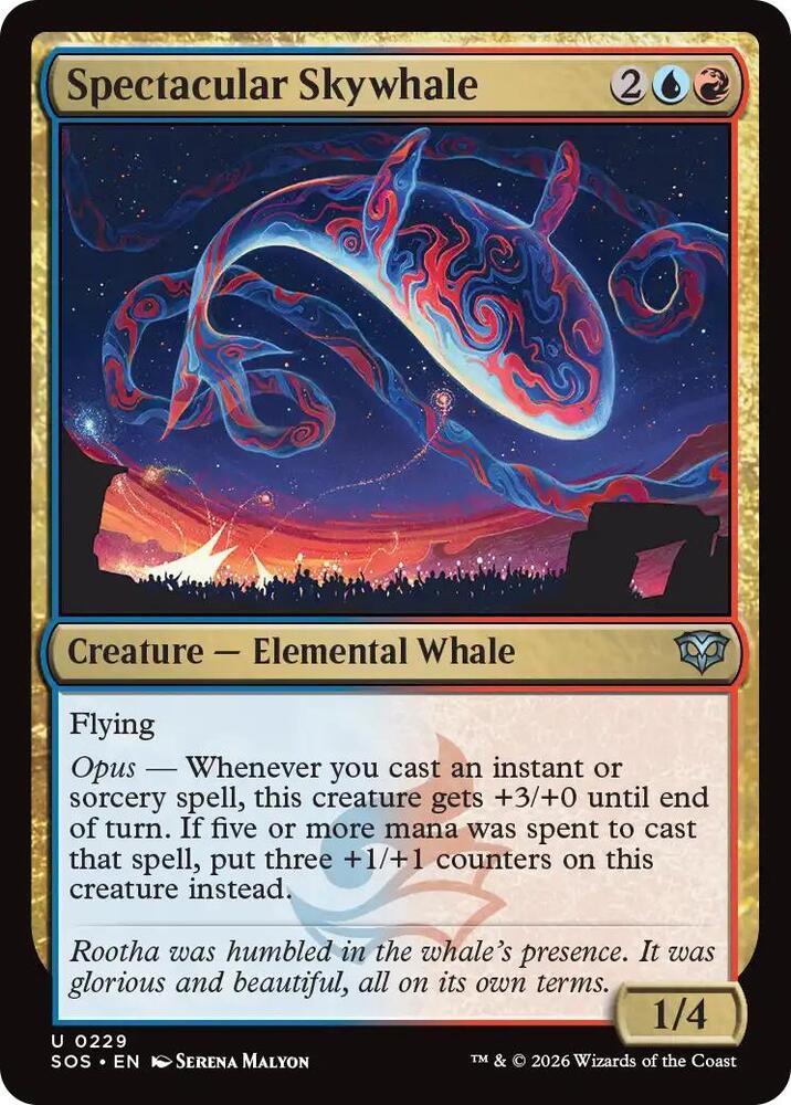 Spectacular Skywhale 229 (Secrets of Strixhaven)  - Foil | Good Games Modbury