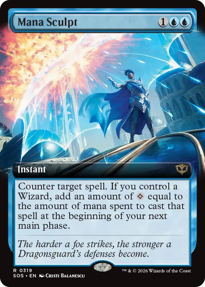 Mana Sculpt 319 (Secrets of Strixhaven)  - Extended Art | Good Games Modbury