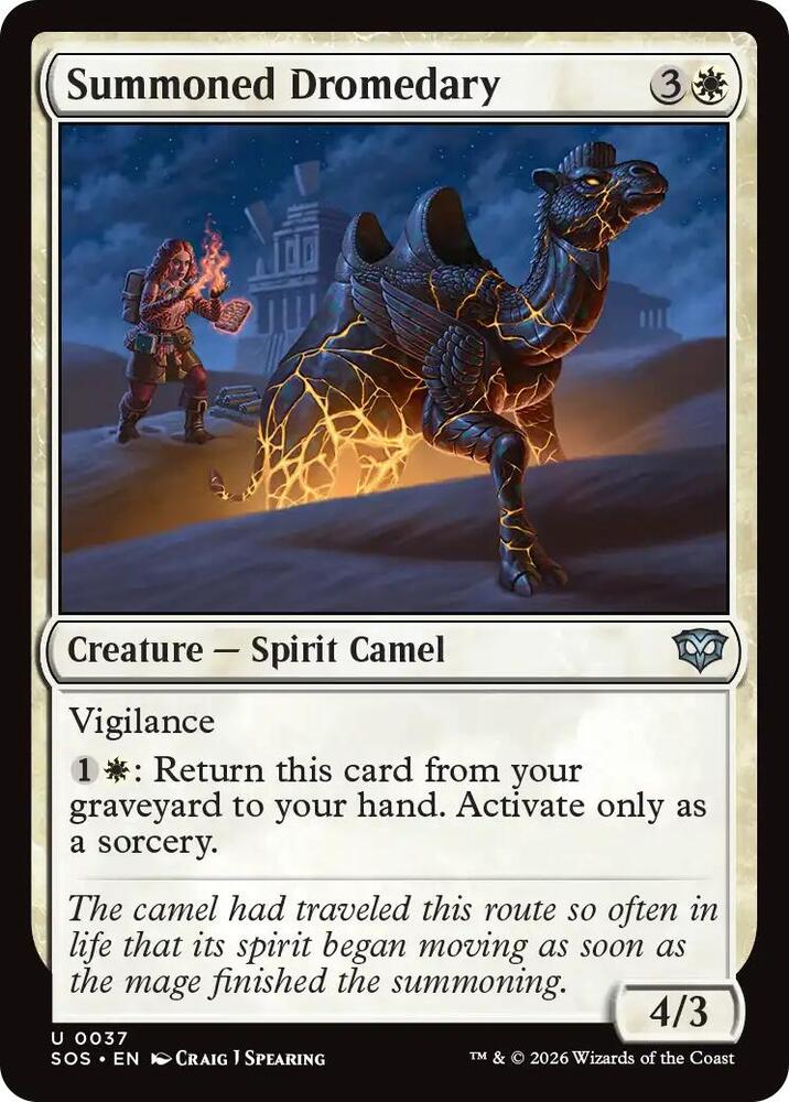 Summoned Dromedary 37 (Secrets of Strixhaven)  - Foil | Good Games Modbury