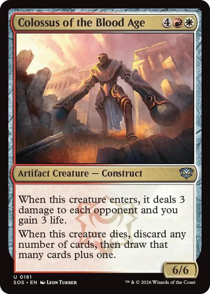 Colossus of the Blood Age 181 (Secrets of Strixhaven)  - Foil | Good Games Modbury