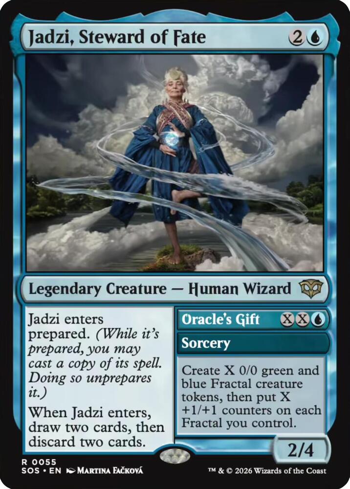 Jadzi, Steward of Fate // Oracle's Gift 55 (Secrets of Strixhaven)  | Good Games Modbury