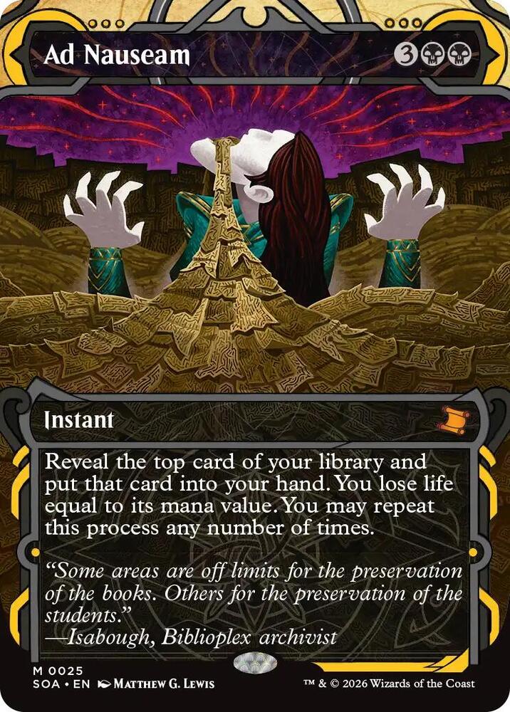 Ad Nauseam 25 (Secrets of Strixhaven: Mystical Archive)  | Good Games Modbury