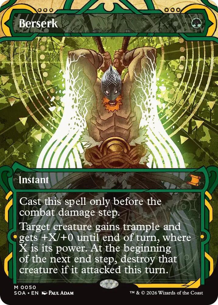 Berserk 50 (Secrets of Strixhaven: Mystical Archive)  - Foil | Good Games Modbury