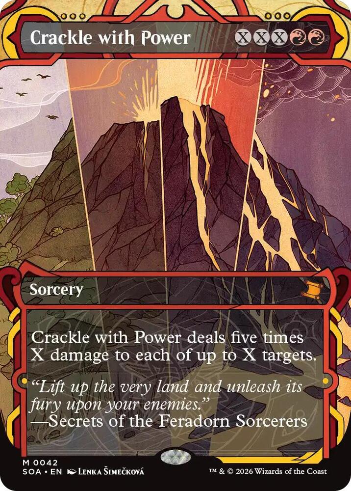 Crackle with Power 42 (Secrets of Strixhaven: Mystical Archive)  - Foil | Good Games Modbury
