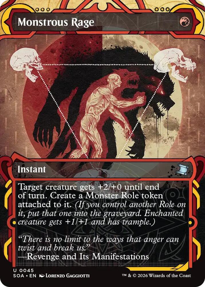 Monstrous Rage 45 (Secrets of Strixhaven: Mystical Archive)  | Good Games Modbury
