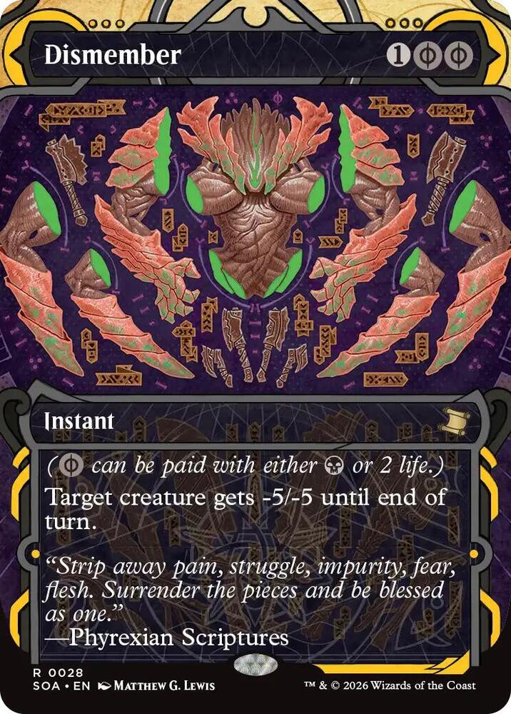 Dismember 28 (Secrets of Strixhaven: Mystical Archive)  - Foil | Good Games Modbury