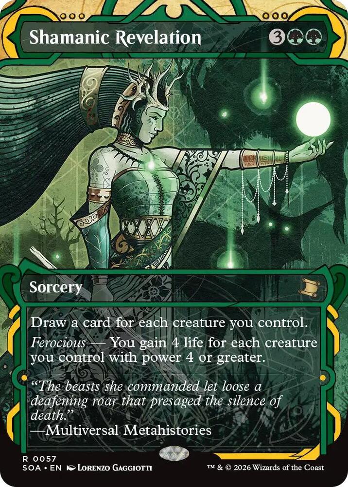 Shamanic Revelation 57 (Secrets of Strixhaven: Mystical Archive)  - Foil | Good Games Modbury