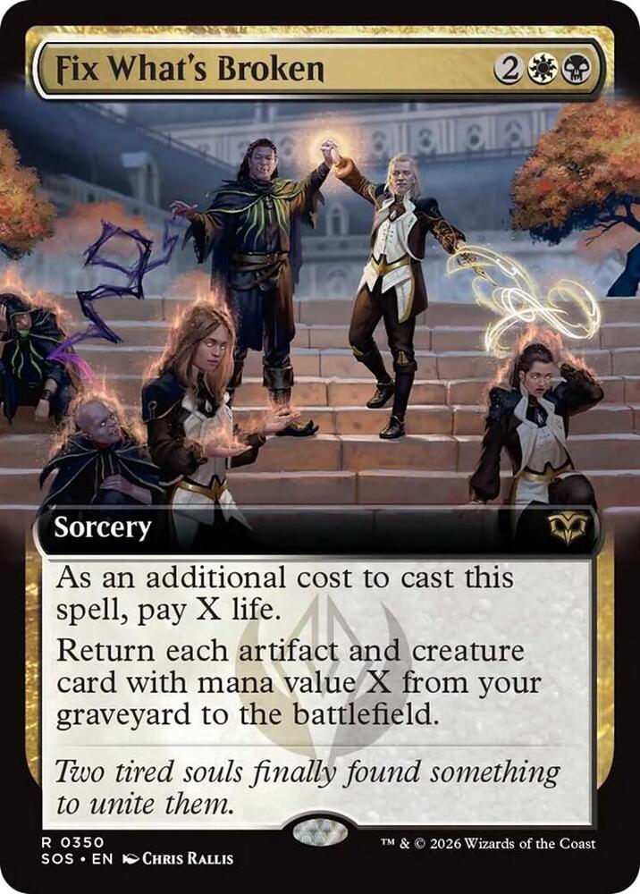 Fix What's Broken 350 (Secrets of Strixhaven)  - Extended Art | Good Games Modbury