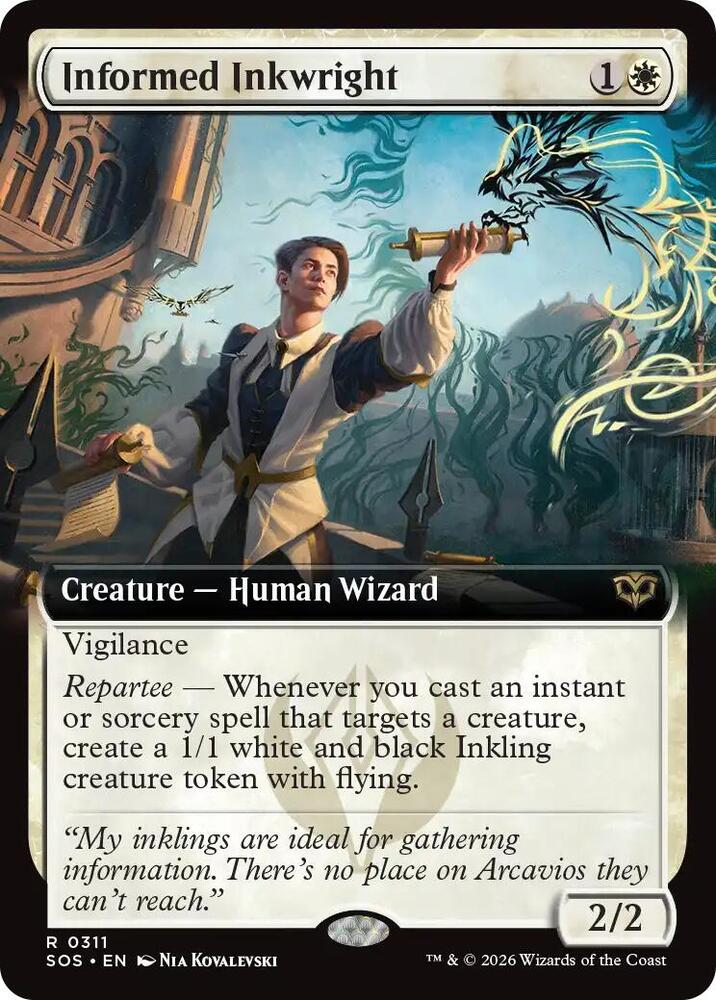 Informed Inkwright 311 (Secrets of Strixhaven)  - Extended Art | Good Games Modbury