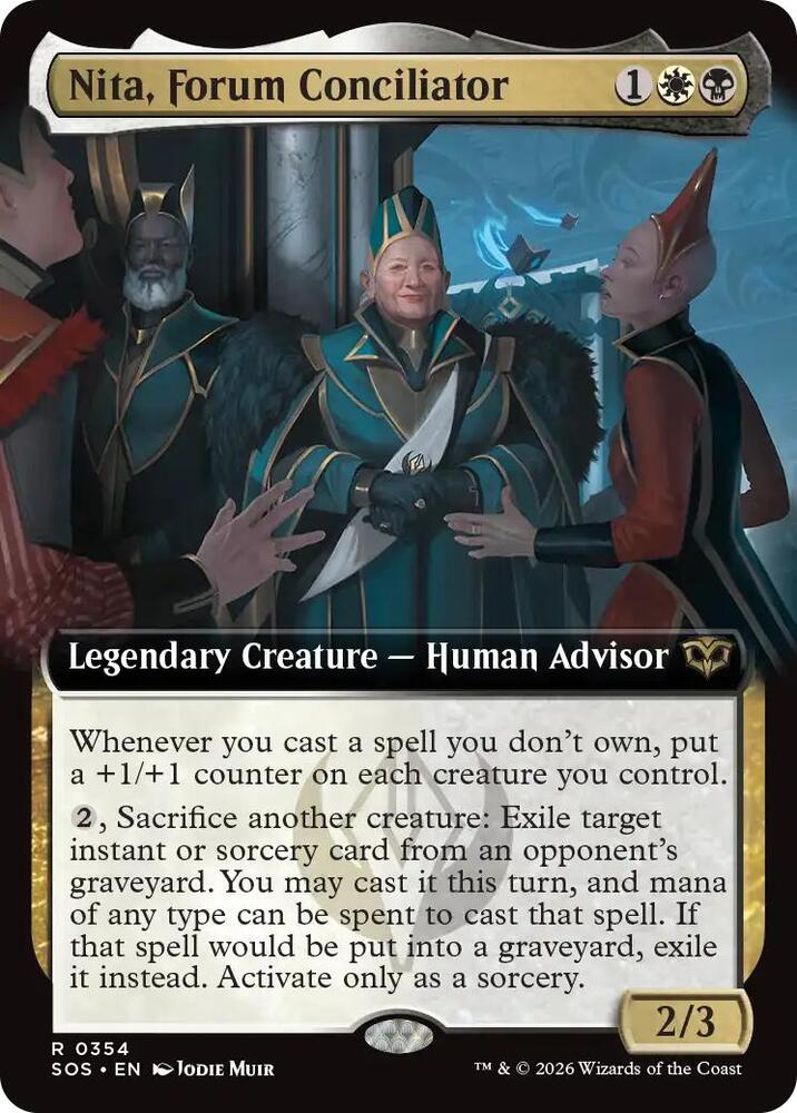 Nita, Forum Conciliator 354 (Secrets of Strixhaven)  - Extended Art Foil | Good Games Modbury