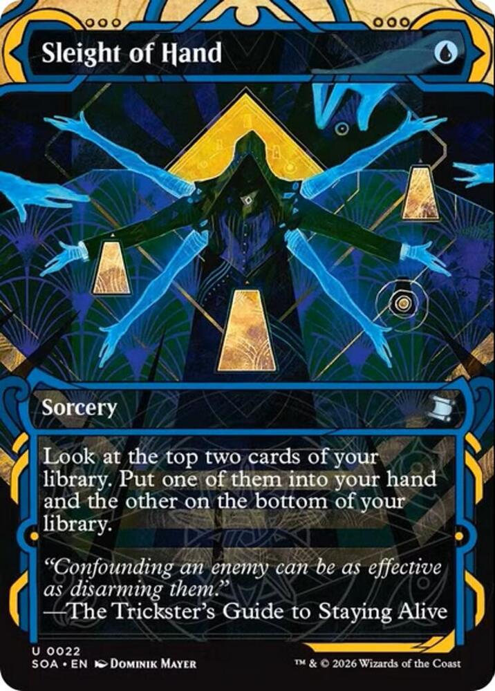 Sleight of Hand 22 (Secrets of Strixhaven: Mystical Archive)  - Foil | Good Games Modbury