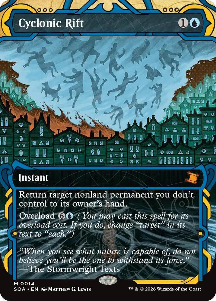 Cyclonic Rift 14 (Secrets of Strixhaven: Mystical Archive)  - Foil | Good Games Modbury