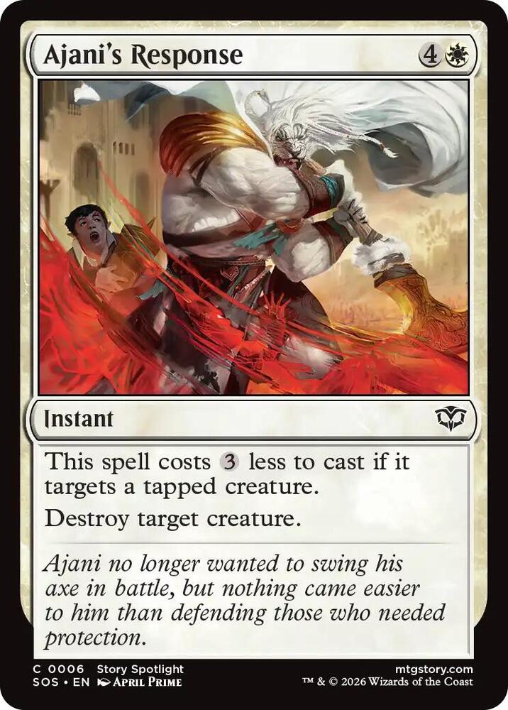 Ajani's Response 6 (Secrets of Strixhaven)  | Good Games Modbury