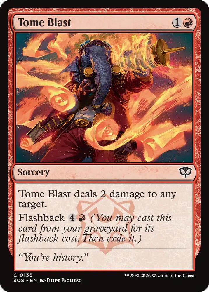 Tome Blast 135 (Secrets of Strixhaven)  - Foil | Good Games Modbury