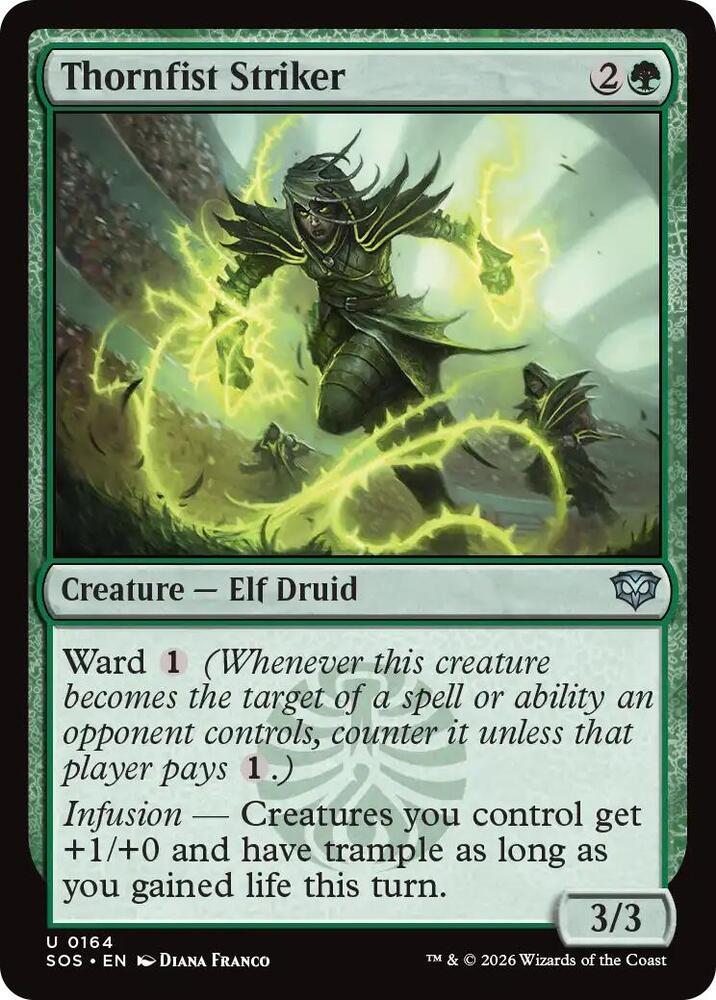 Thornfist Striker 164 (Secrets of Strixhaven)  - Foil | Good Games Modbury