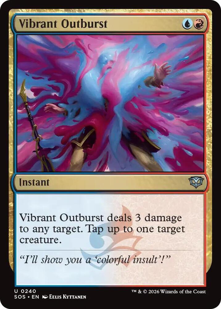Vibrant Outburst 240 (Secrets of Strixhaven)  | Good Games Modbury