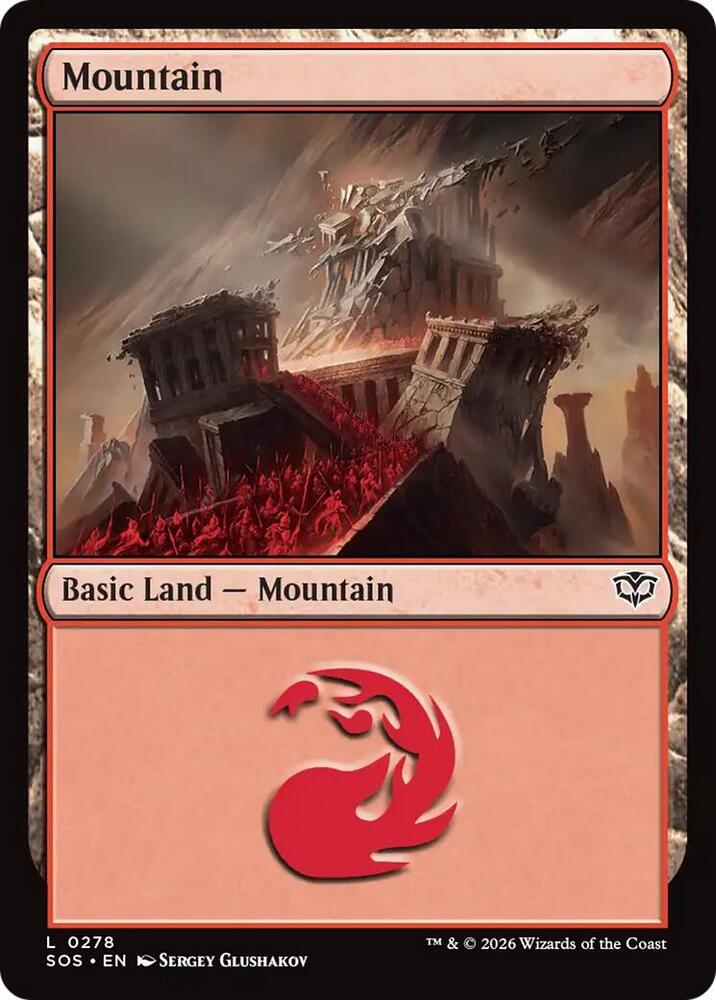 Mountain 278 (Secrets of Strixhaven)  - Foil | Good Games Modbury