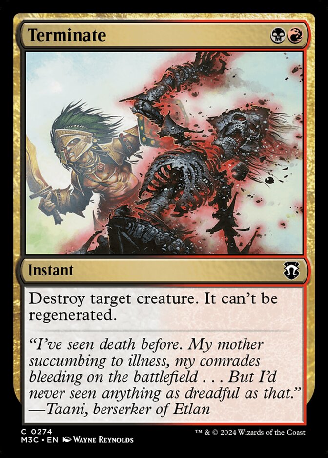 Terminate 274/411 (Commander: Modern Horizons 3)  - Ripple Foil | Good Games Modbury