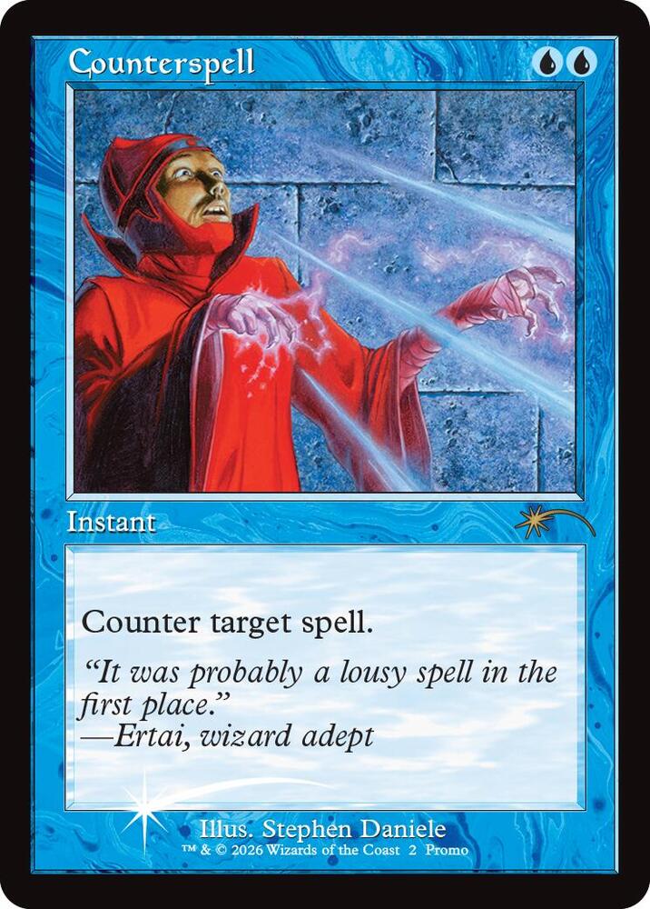 Counterspell Retro Frame 2 (MagicFest Cards)  - Foil | Good Games Modbury